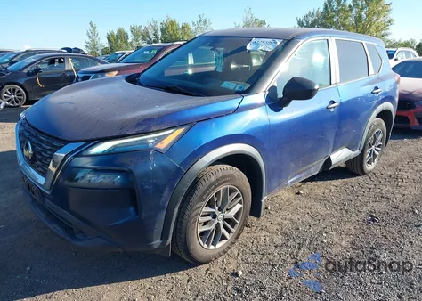 2021 Nissan Rogue S Intelligent Awd из США, поврежденный, VIN 5N1AT3AB1MC709453